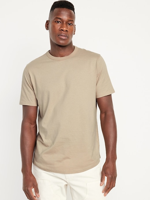 Image number 1 showing, Curved-Hem T-Shirt
