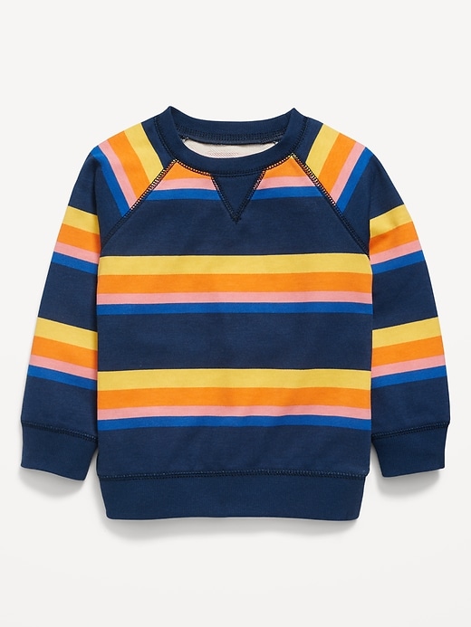 View large product image 1 of 1. Printed Crew-Neck Sweatshirt for Toddler Boys