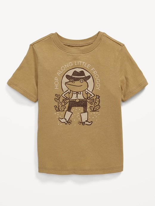 View large product image 1 of 2. Unisex Short-Sleeve Graphic T-Shirt for Toddler