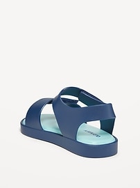 View large product image 3 of 3. Double-Strap Matte Jelly Sandals for Toddler Girls