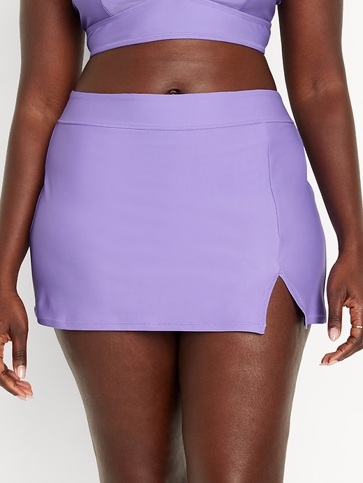 Image number 5 showing, High-Waisted Swim Skirt