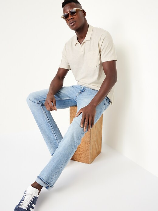 Classic Fit Slub-Knit Polo | Old Navy