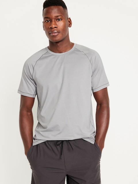 Slim Fit Performance Vent T-Shirt - Cloud Cover