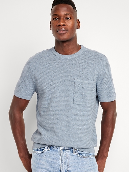 Image number 1 showing, Sweater-Knit T-Shirt