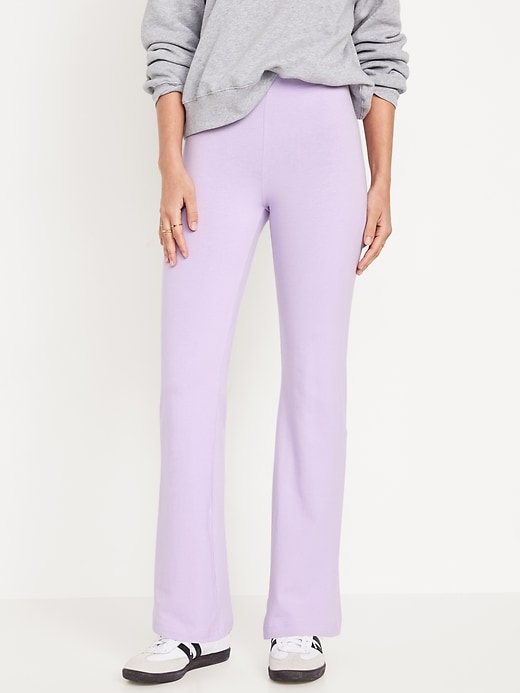 Image number 1 showing, High-Waisted Flare Leggings