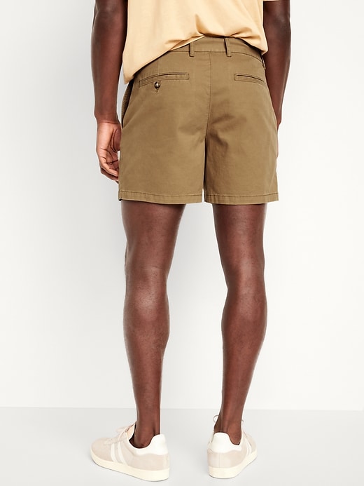 Image number 6 showing, Slim Built-In Flex Rotation Chino Shorts -- 5-inch inseam