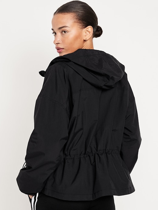 Image number 2 showing, Cinched-Waist Nylon Performance Jacket