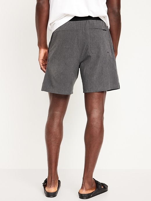 Image number 4 showing, StretchTech Hybrid Swim Trunks -- 7-inch inseam