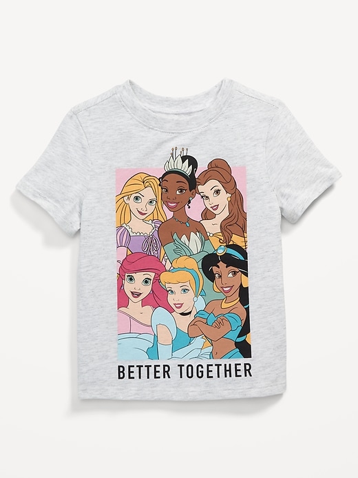 View large product image 1 of 2. Disney© Princesses Graphic T-Shirt for Toddler Girls