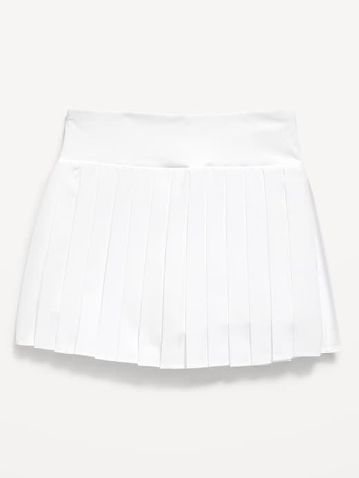 View large product image 2 of 2. High-Waisted Pleated Performance Skort for Girls