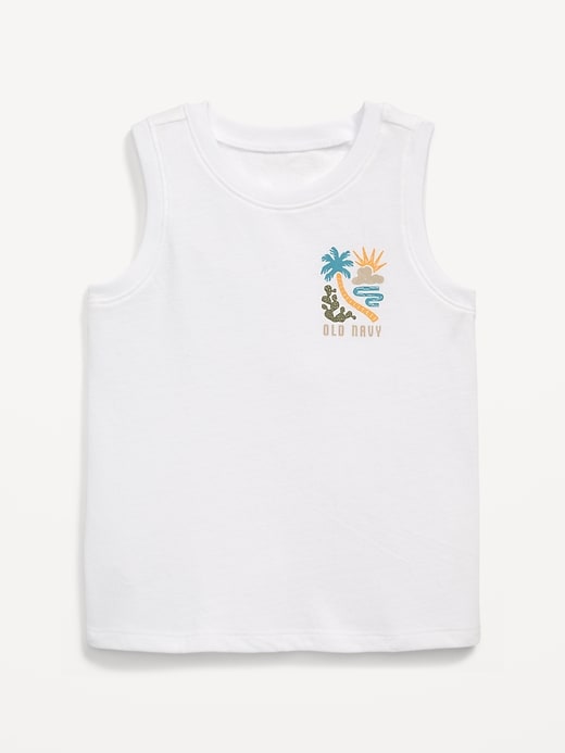 View large product image 1 of 1. Logo-Graphic Tank Top for Toddler Boys