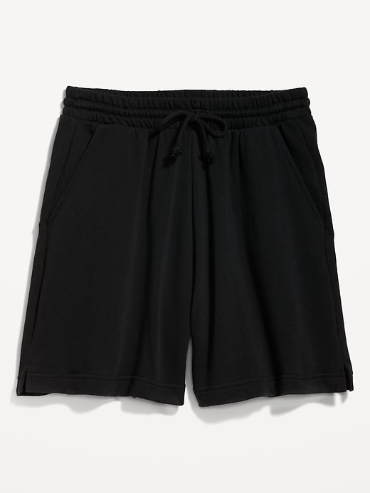 Image number 4 showing, Extra High-Waisted Terry Shorts -- 5-inch inseam