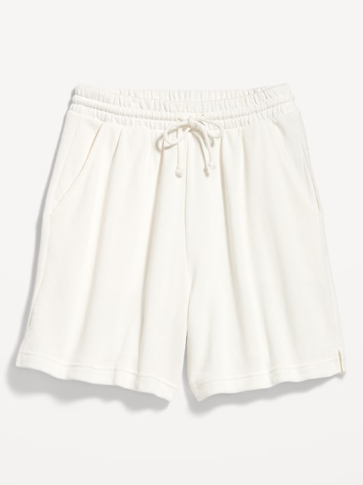 Image number 7 showing, Extra High-Waisted Terry Shorts -- 5-inch inseam
