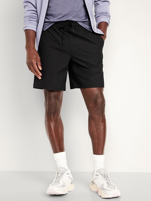 Image number 1 showing, Tech Hybrid Jogger Shorts -- 8-inch inseam