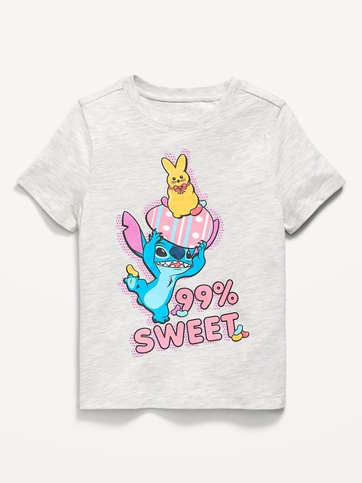 View large product image 1 of 2. Disney© Stitch Unisex Graphic T-Shirt for Toddler