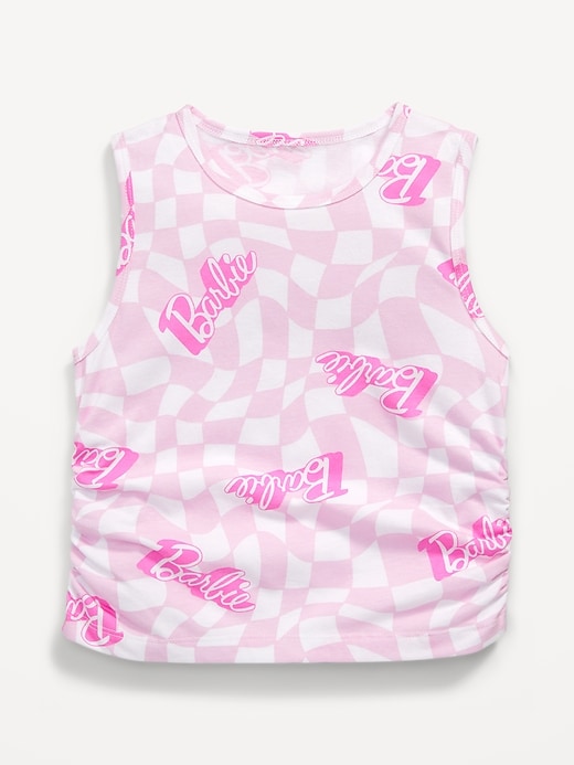 View large product image 2 of 3. Side-Ruched Licensed Graphic Tank Top for Girls