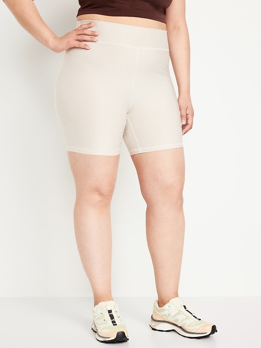 Image number 5 showing, Extra High-Waisted Cloud+ Biker Shorts -- 6-inch inseam