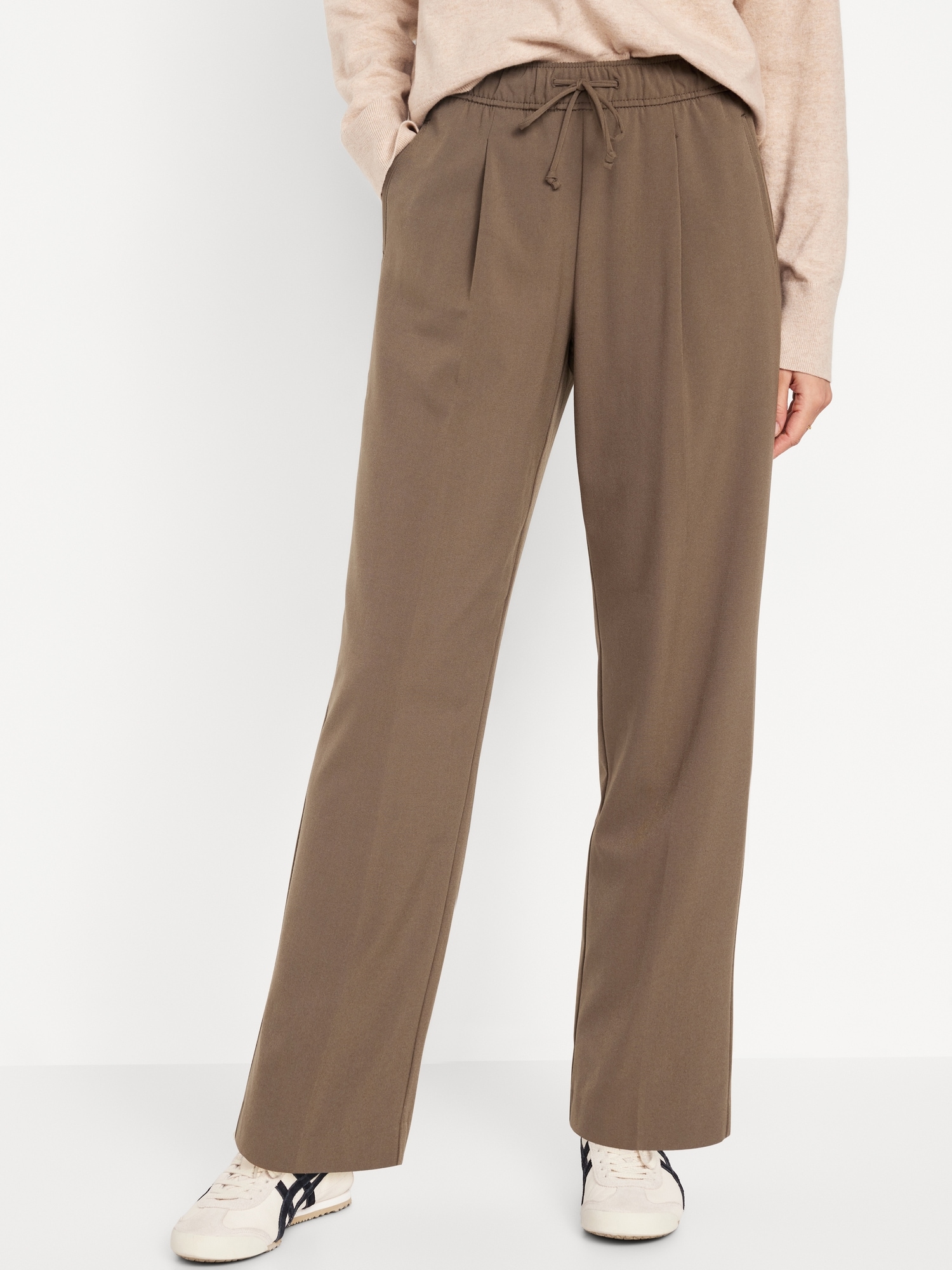Trousers With Belt Loop - Grey Plain (Stretchable) | Zeve Shoes