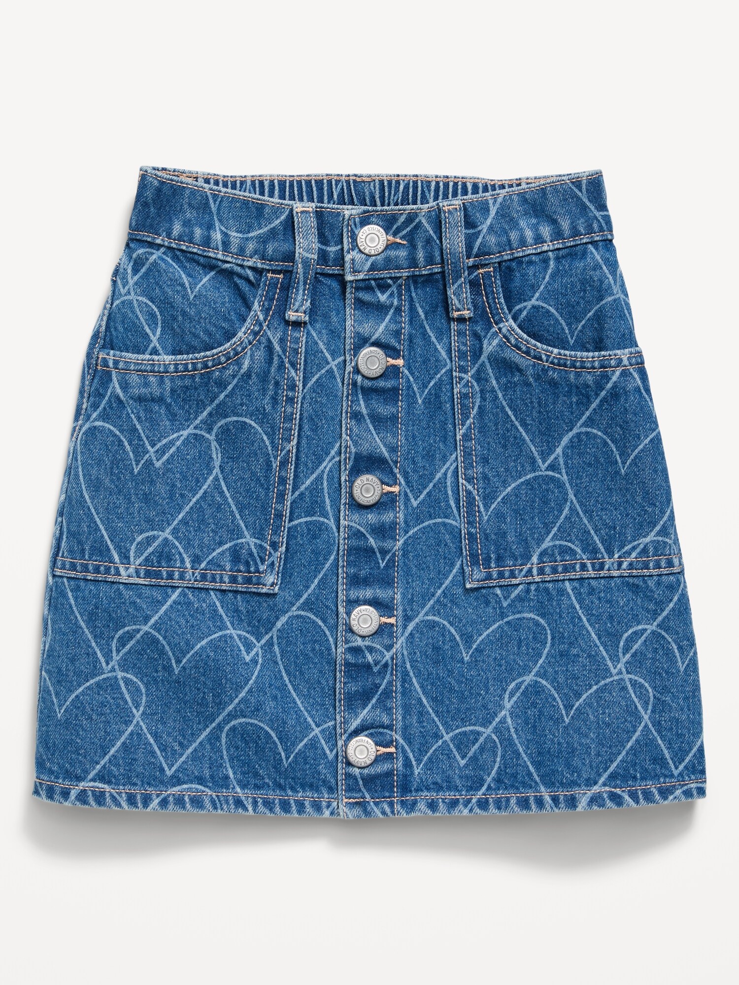 Old navy shop girls jean skirt