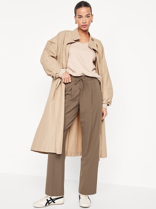 Image number 3 showing, High-Waisted Billie Pull-On Straight Trouser