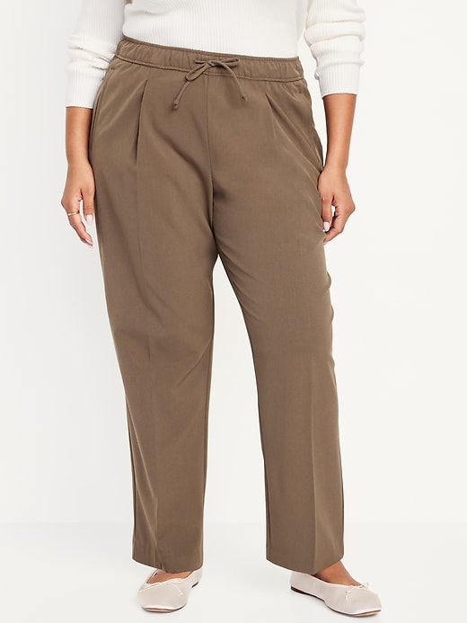 Image number 7 showing, High-Waisted Billie Pull-On Straight Trouser