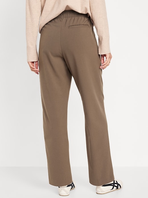 Image number 2 showing, High-Waisted Billie Pull-On Straight Trouser