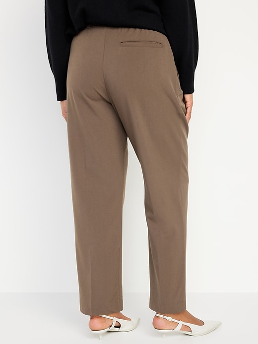 Image number 6 showing, High-Waisted Billie Pull-On Straight Trouser