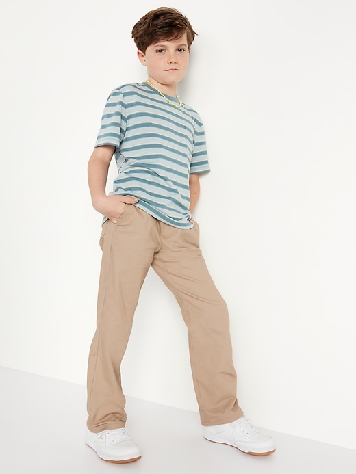 Image number 3 showing, WOW Straight Leg Pull On Pants for Boys