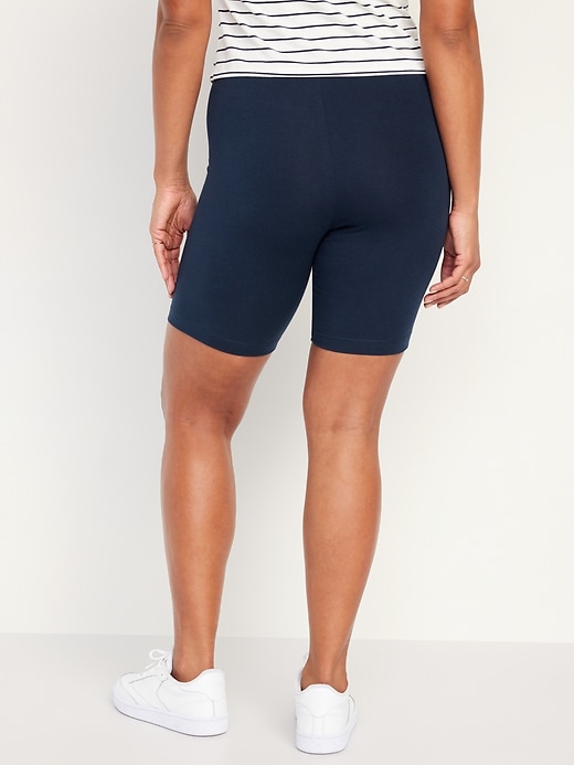 Image number 6 showing, High-Waisted Biker Shorts -- 8-inch inseam