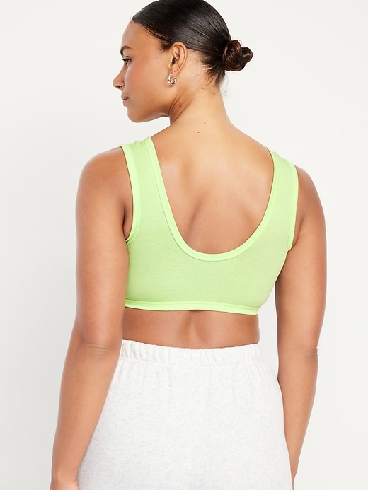 Rib-Knit Bralette Top