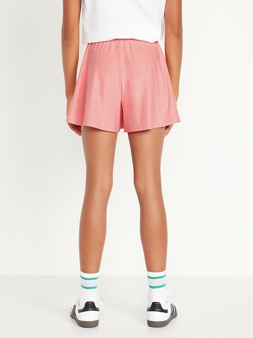 View large product image 2 of 4. High-Waisted Cloud 94 Soft Go-Dry Shorts for Girls