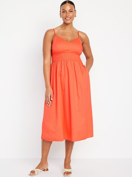 Image number 4 showing, Waist-Defined Cami Midi Dress