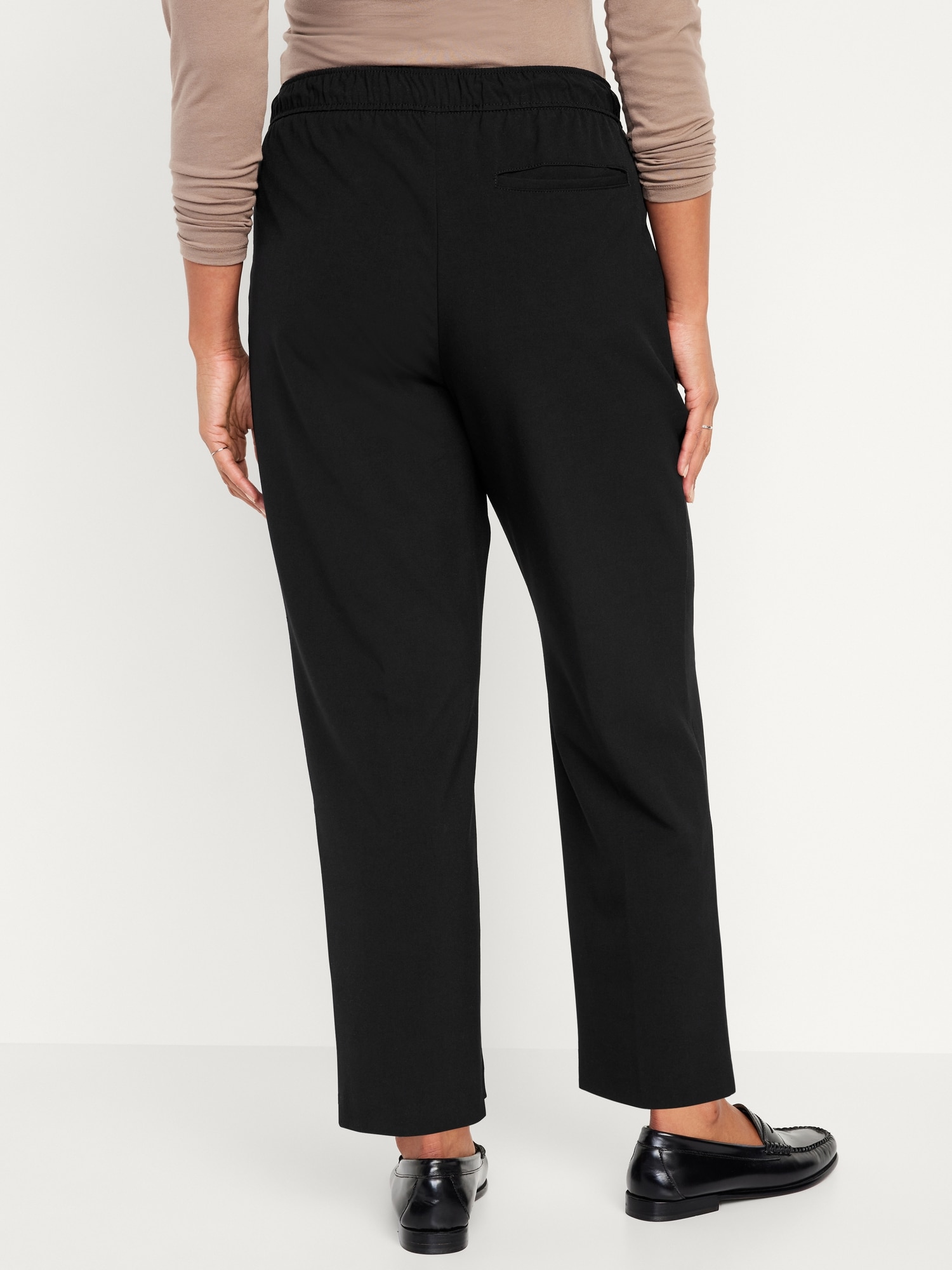 High-Waisted Billie Pull-On Straight Trouser | Old Navy