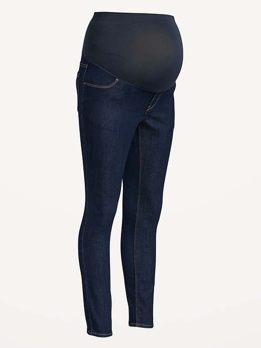 Image number 8 showing, Maternity Full-Panel Skinny Jeans