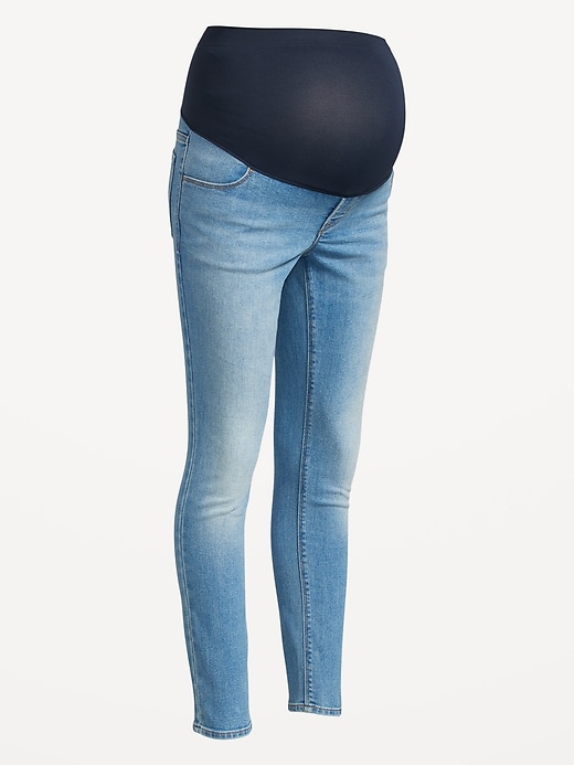 Image number 4 showing, Maternity Full-Panel Skinny Jeans
