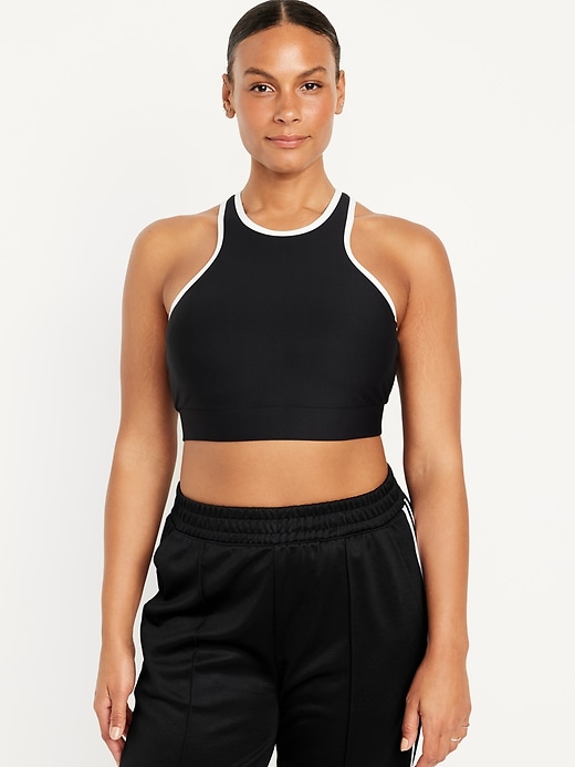 Image number 5 showing, Medium Support PowerSoft Racerback Sports Bra