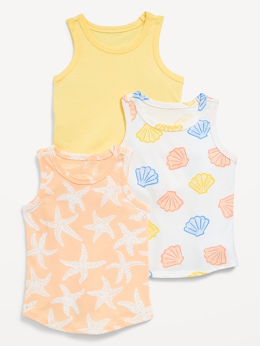 View large product image 1 of 2. Tank Top 3-Pack for Toddler Girls