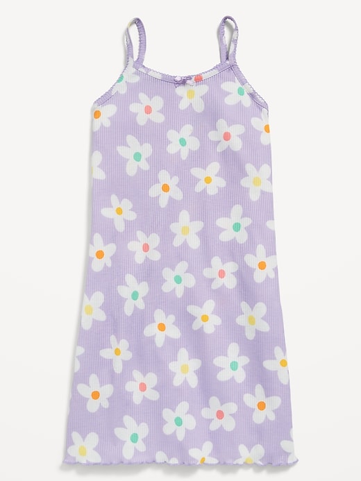 View large product image 1 of 2. Sleeveless Printed Nightgown for Girls