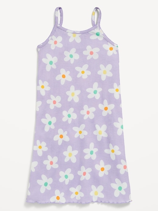 View large product image 2 of 2. Sleeveless Printed Nightgown for Girls