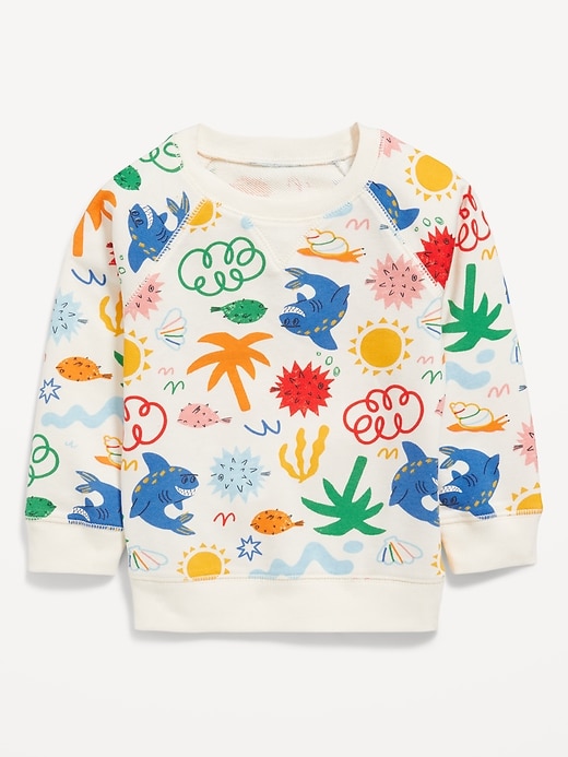 View large product image 1 of 3. Printed Crew-Neck Sweatshirt for Toddler Boys