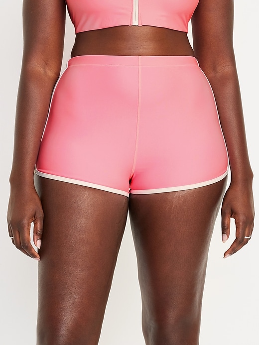 Image number 5 showing, High-Waisted Swim Shorts -- 1.5-inch inseam