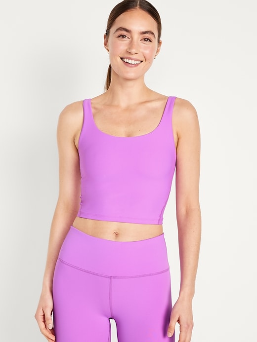Image number 1 showing, Light Support PowerSoft Longline Sports Bra