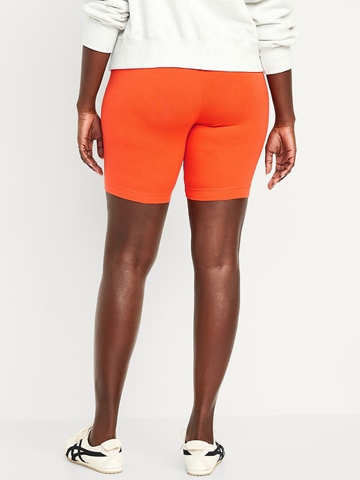 Image number 6 showing, High-Waisted Biker Shorts -- 8-inch inseam