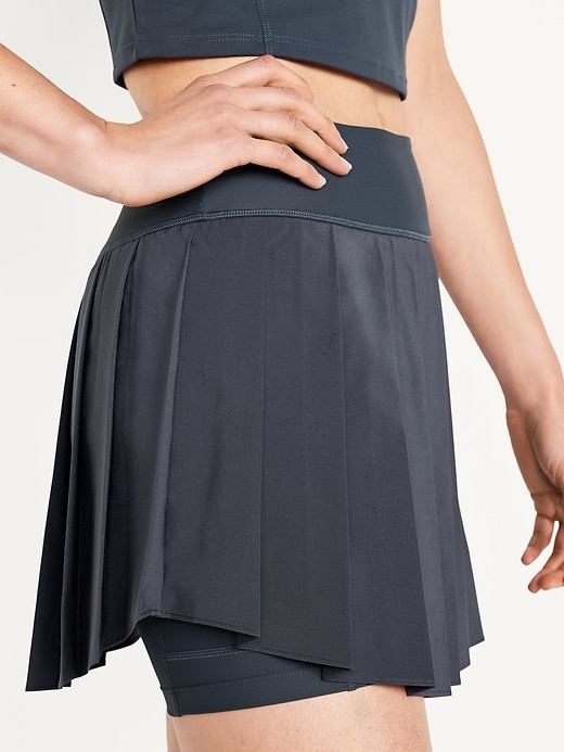 Image number 4 showing, High-Waisted StretchTech Pleated Skort