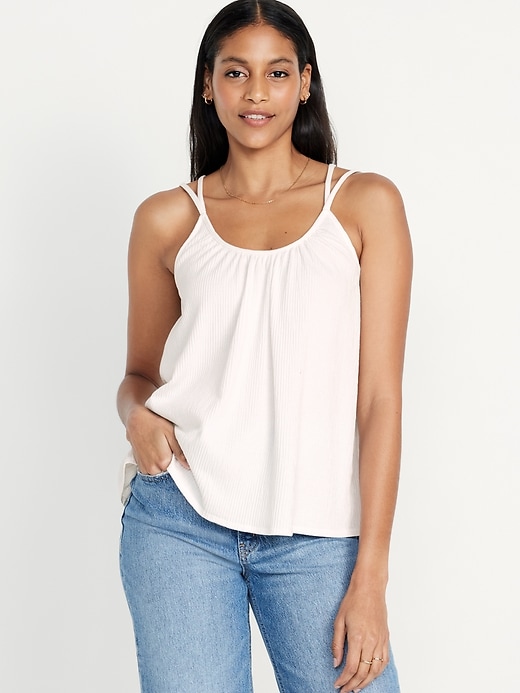 Image number 1 showing, Strappy Tie-Back Tank Top