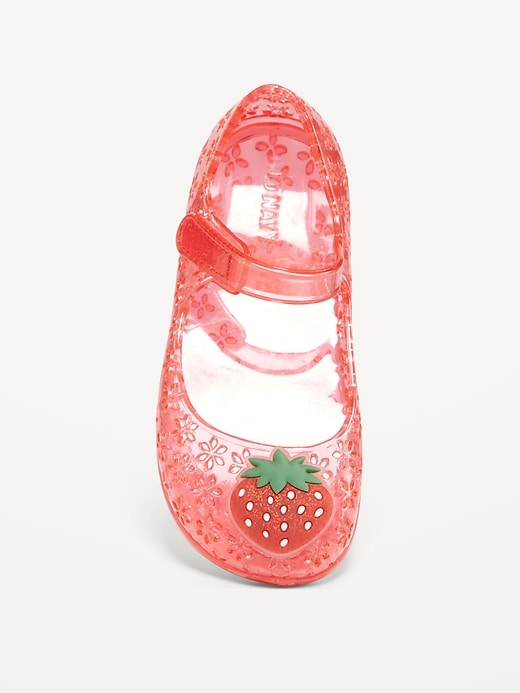 View large product image 2 of 4. Jelly Mary-Jane Flats for Toddler Girls