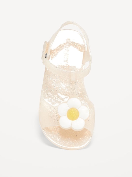 View large product image 2 of 4. Jelly T-Strap Sandals for Toddler Girls