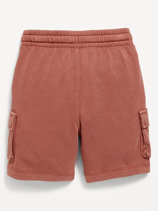 View large product image 2 of 2. Functional-Drawstring Pull-On Shorts for Toddler Boys