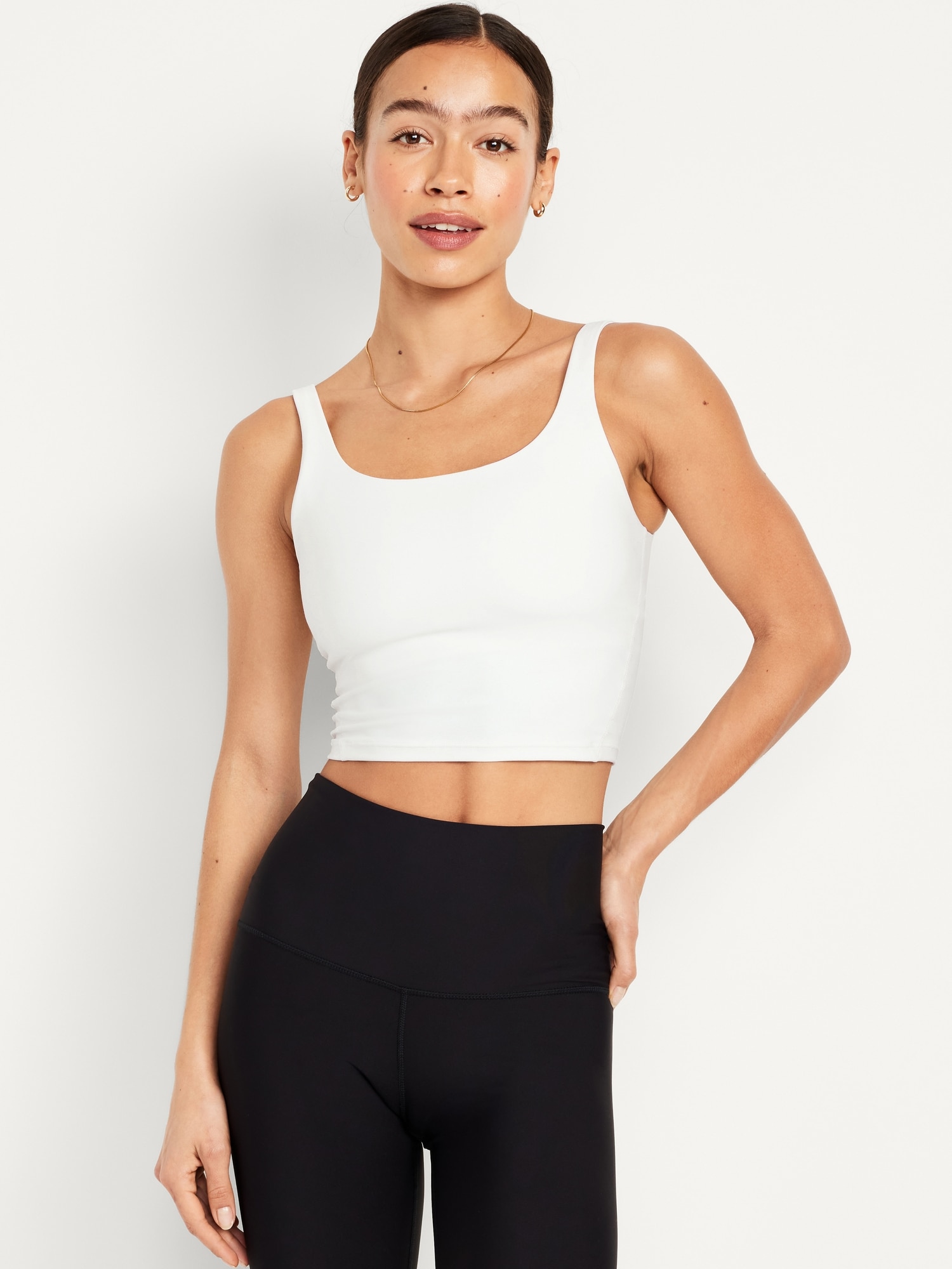 Old Navy - Light Support Seamless Rib-Knit Longline Sports Bra 3-Pack for  Women