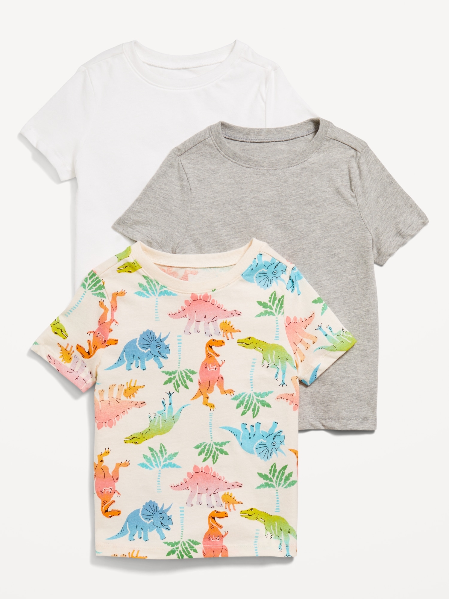 Short-Sleeve T-Shirt 3-Pack for Toddler Boys Hot Deal